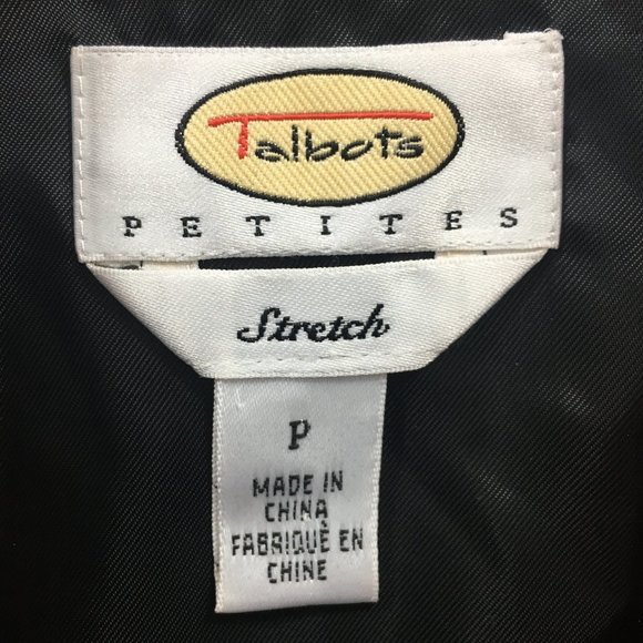 Talbots Womens Petites Stretch Red Quilted Gold Snap Front Polyester Blend Vest - Picture 5 of 7